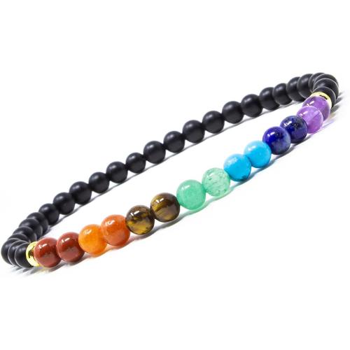 Gemstone Bracelets, handmade, Unisex, mixed colors 