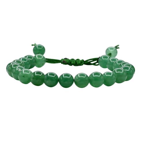 Pulsera de Piedras Preciosas, cordón poliéster, con Piedras preciosas, unisexo, más colores para la opción, Vendido por UD