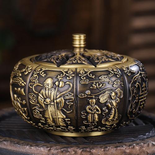 Brass Incense Burner, half handmade, for home and office & durable [