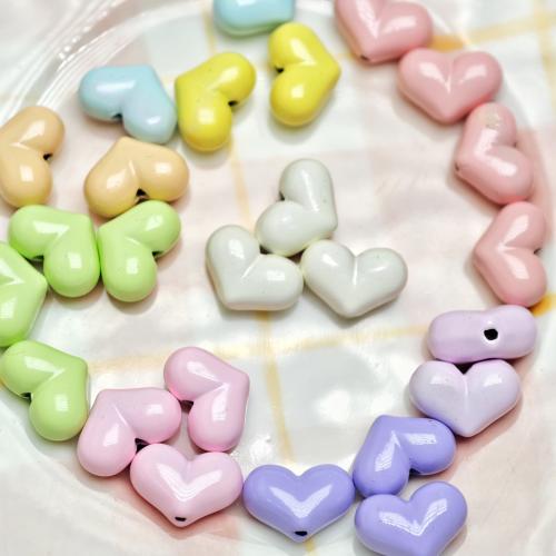 Zinc Alloy Spacer Beads, Heart, stoving varnish, DIY [