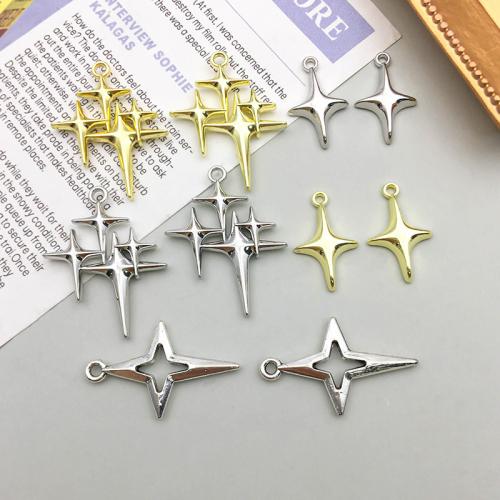 Zinc Alloy Star Pendant, DIY 