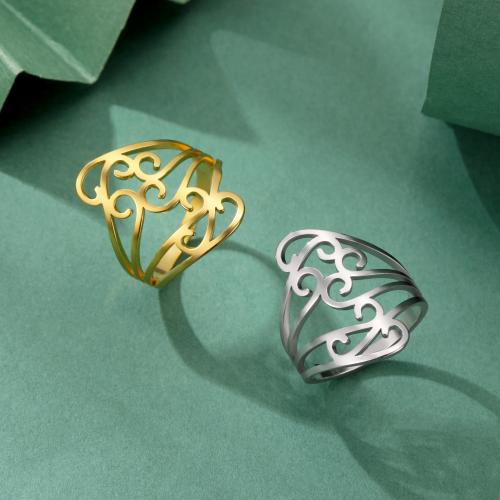 Edelstahl Fingerring, 304 Edelstahl, Modeschmuck & unisex & verschiedene Größen vorhanden, keine, verkauft von PC