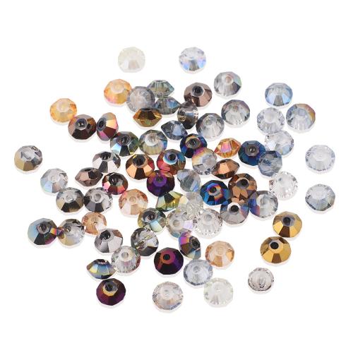 Plaqué Perles de verre, Placage coloré, DIY & facettes, plus de couleurs à choisir Environ 1mm, Environ Vendu par brin