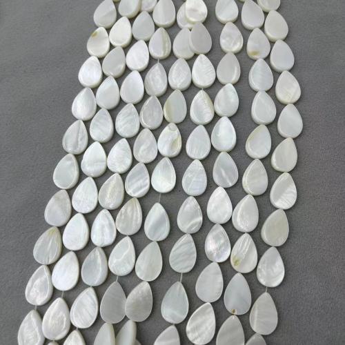 Perles en coquille naturel, larme, DIY & styles différents pour le choix, plus de couleurs à choisir, Vendu par brin[