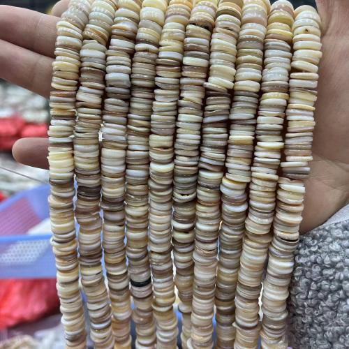 Natural Freshwater Shell Beads, Round, DIY [