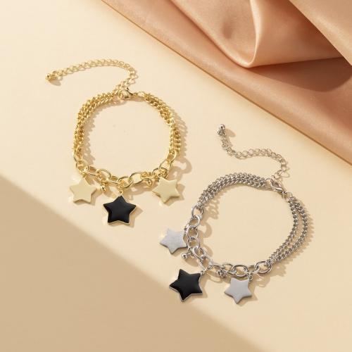 Stainless Steel Charm Bracelet, 304 Stainless Steel, with 7cm extender chain, plated, fashion jewelry & enamel cm 