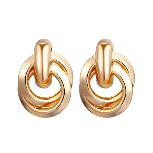 Boucle d'oreille goutte Zinc Alloy, alliage de zinc, Placage, pour femme, plus de couleurs à choisir, Vendu par paire