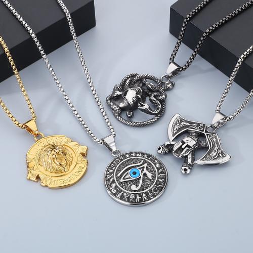 Stainless Steel Pendants, 304 Stainless Steel, Vacuum Ion Plating & for man & enamel & with rhinestone 