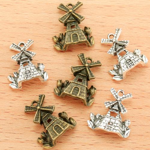 Zinc Alloy Jewelry Pendants, Pinwheel, plated, DIY 