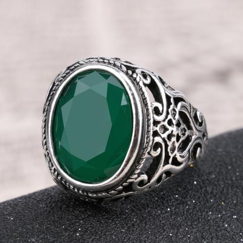 Harz Zink Legierung Finger Ring, Zinklegierung, mit Harz, Modeschmuck & verschiedene Größen vorhanden & für den Menschen, keine, verkauft von PC[