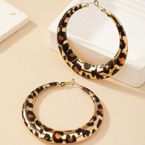 Zinc Alloy Hoop Earring, fashion jewelry & for woman 