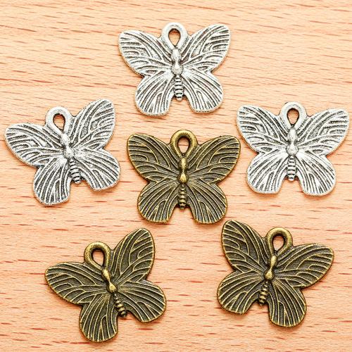 Zinc Alloy Animal Pendants, Butterfly, plated, DIY [