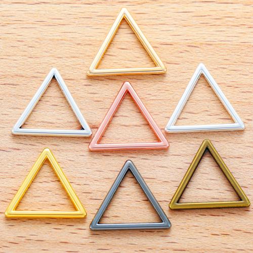 Zinc Alloy Jewelry Pendants, Triangle, plated, DIY 