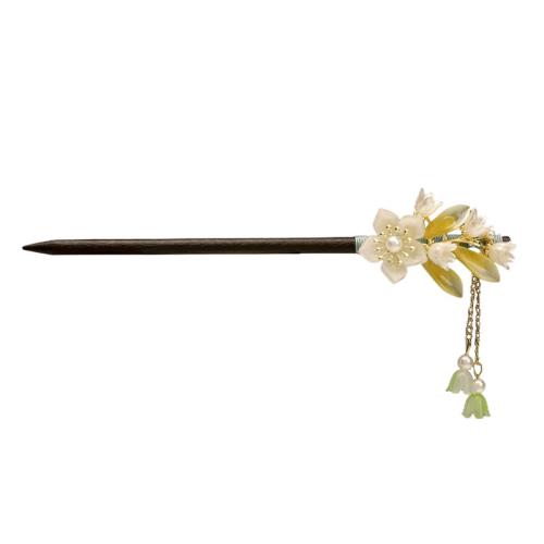 Wood Hair Stick, for woman 180mm 