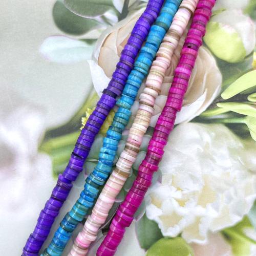 Dyed Shell Beads, Freshwater Shell, Round, DIY 6mm 