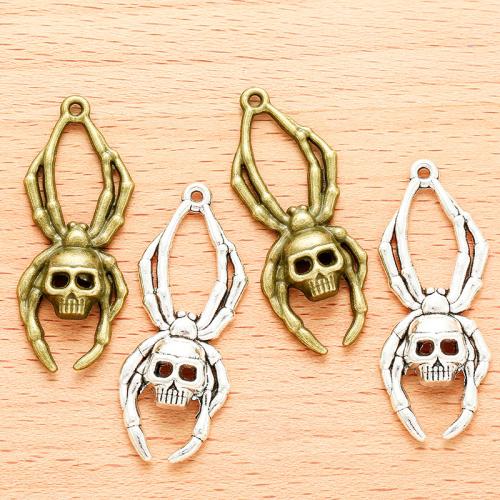 Zinc Alloy Animal Pendants, Spider, plated, DIY 