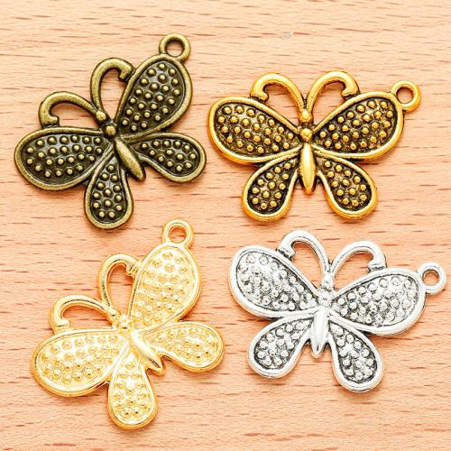 Zinc Alloy Animal Pendants, Butterfly, plated, DIY 