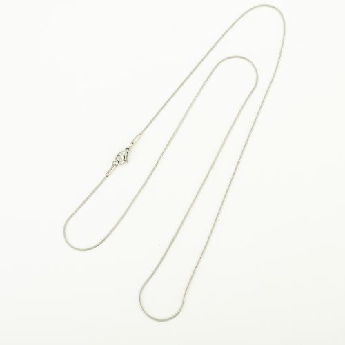 Stainless Steel Chain Necklace, 304 Stainless Steel, fashion jewelry & Unisex Approx 60 cm 