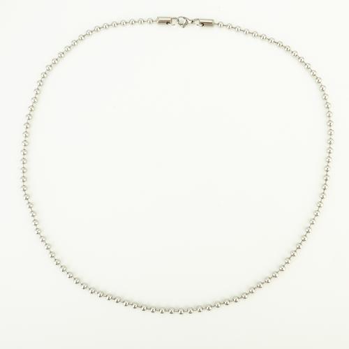 Stainless Steel Chain Necklace, 304 Stainless Steel, fashion jewelry & Unisex Approx 60 cm 