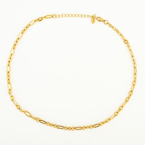 Stainless Steel Chain Necklace, 304 Stainless Steel, fashion jewelry & Unisex Approx 45 cm 