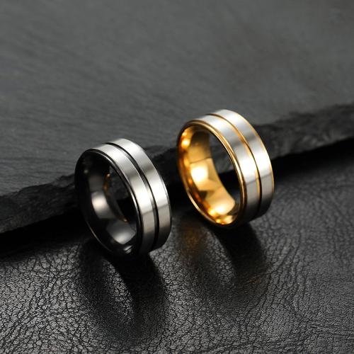 Edelstahl Fingerring, 304 Edelstahl, Modeschmuck & unisex & verschiedene Größen vorhanden, keine, verkauft von PC