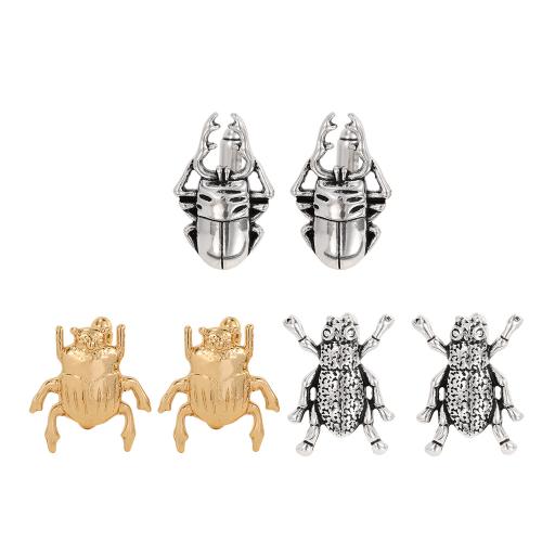 Zinc Alloy Cufflinks, Insect, plated, Unisex 