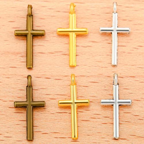 Zinc Alloy Cross Pendants, plated, DIY 