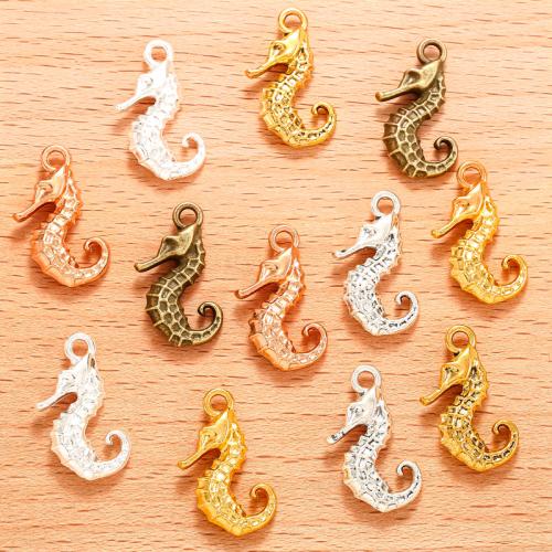 Zinc Alloy Animal Pendants, Seahorse, plated, DIY 