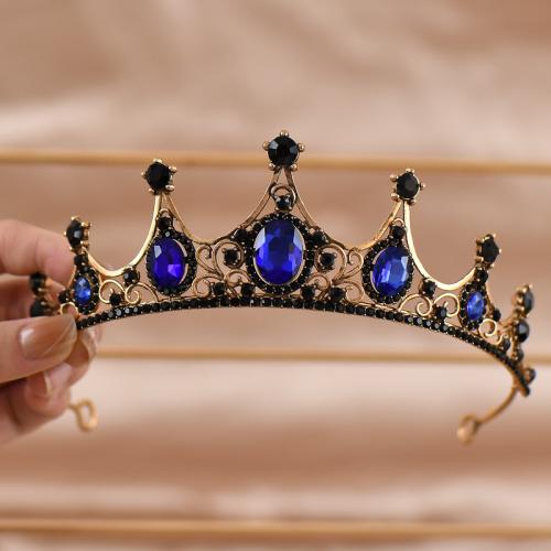 Bridal Tiaras, Zinc Alloy, Girl & with rhinestone 