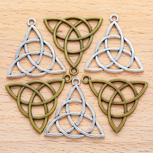 Zinc Alloy Hollow Pendants, Triangle, plated, DIY 