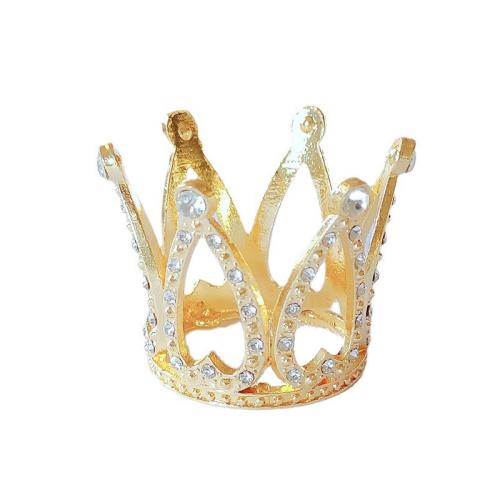 Bridal Tiaras, Zinc Alloy, Crown, plated, fashion jewelry & with rhinestone 