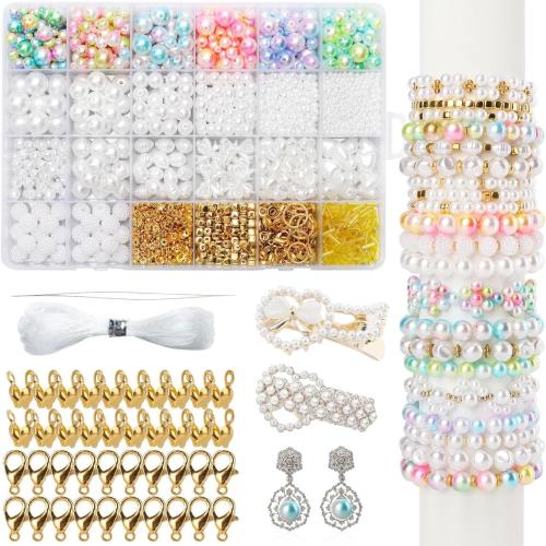 DIY Jewelry Finding Kit, ABS Plastic, mixed colors 