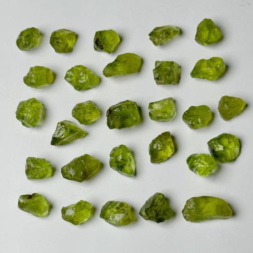 Gemstone Decoration, Peridot Stone, DIY, The length is about 8-12mm 