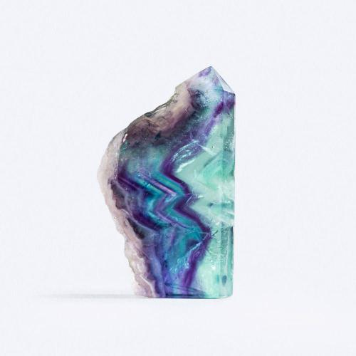 Natural Fluorite Rough Stone, DIY multi-colored 