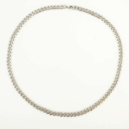 Stainless Steel Chain Necklace, 304 Stainless Steel, fashion jewelry & Unisex Approx 54.5 cm 