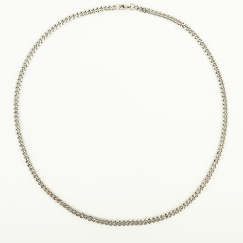 Stainless Steel Chain Necklace, 304 Stainless Steel, fashion jewelry & Unisex Approx 60 cm 