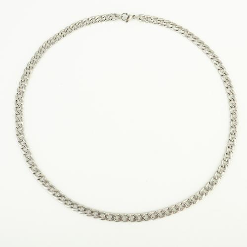 Stainless Steel Chain Necklace, 304 Stainless Steel, fashion jewelry & Unisex Approx 50 cm 