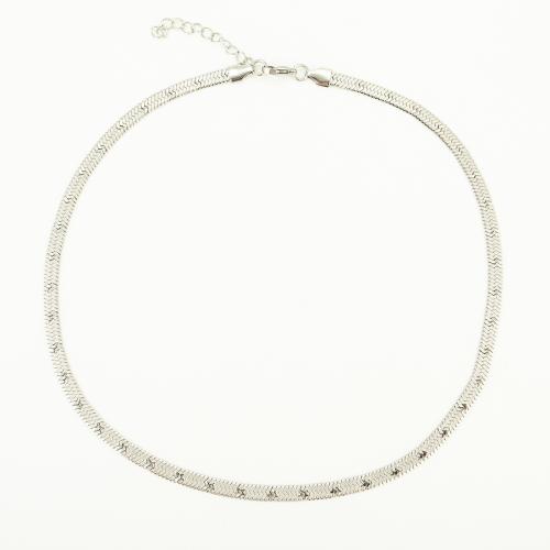 Stainless Steel Chain Necklace, 304 Stainless Steel, fashion jewelry & Unisex Approx 50 cm 