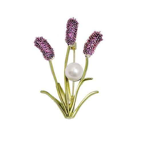 Bijoux broche en Zinc alliage , alliage de zinc, avec perle de plastique, Placage, styles différents pour le choix & pour femme & émail & avec strass, plus de couleurs à choisir, Vendu par PC