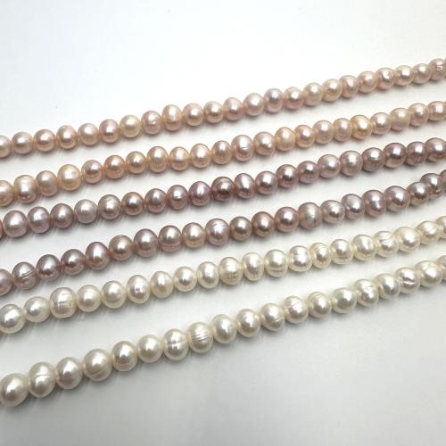 Potato Cultured Freshwater Pearl Beads, DIY 6-7mm Approx 37 cm 