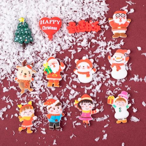 Mobile Phone DIY Decoration, Resin, Christmas Design 