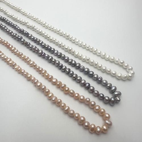 Potato Cultured Freshwater Pearl Beads, DIY 4-5mm Approx 36 cm 