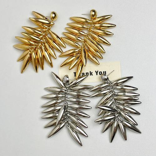 Zinc Alloy Drop Earring, fashion jewelry & for woman 81mm 