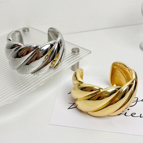 Zinc Alloy Cuff Bangle, fashion jewelry & for woman diameter about 6 cm, width about 4.3 cm 