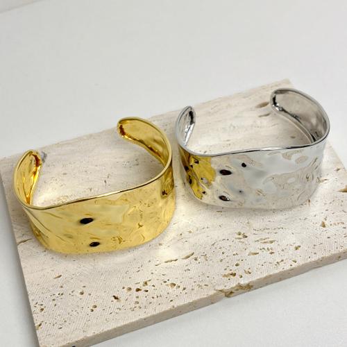 Zinc Alloy Cuff Bangle, plated, fashion jewelry & for woman Inner diameter about 6cm. 