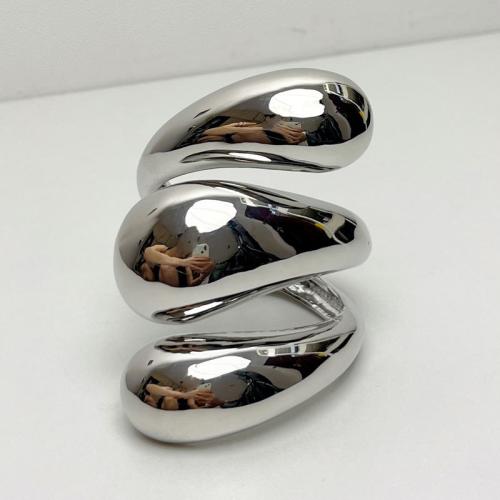 Zinc Alloy Cuff Bangle, plated, fashion jewelry & multilayer & for woman about 5.4cm about 9.8cm. 