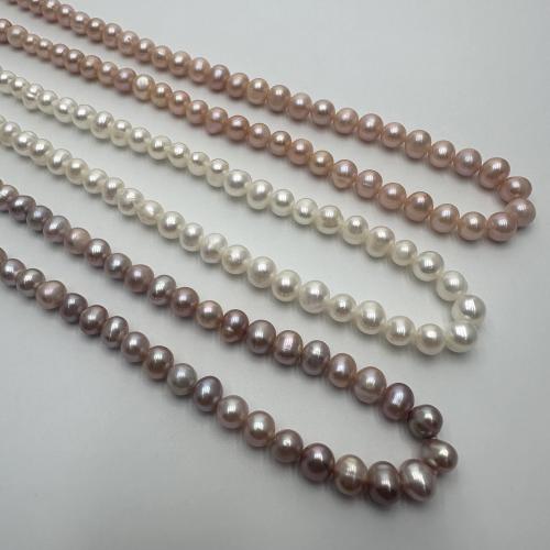 Potato Cultured Freshwater Pearl Beads, DIY 5-6mm Approx 37 cm 