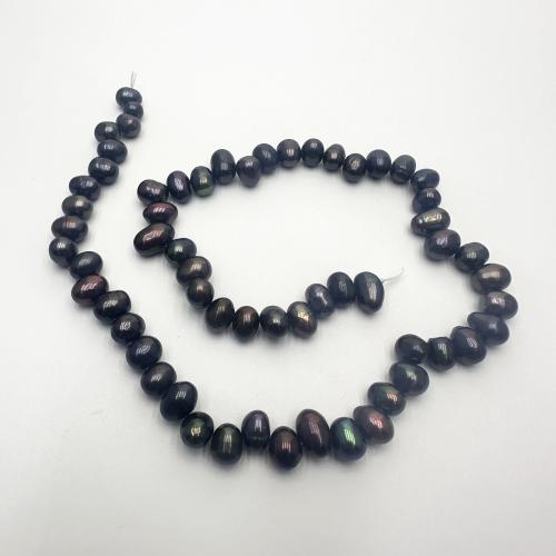 Potato Cultured Freshwater Pearl Beads, DIY & top drilled, 8-9mm Approx 37 cm 