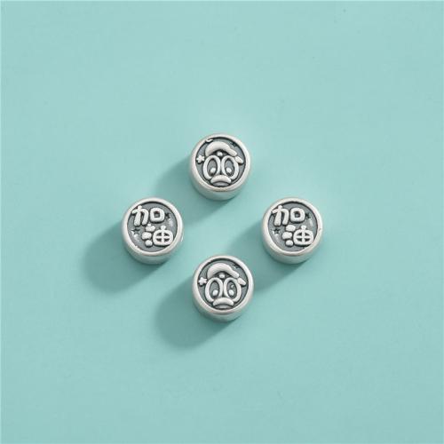 Sterling Silver Spacer Beads, 925 Sterling Silver, DIY, 10.8mm Approx 2.5mm 