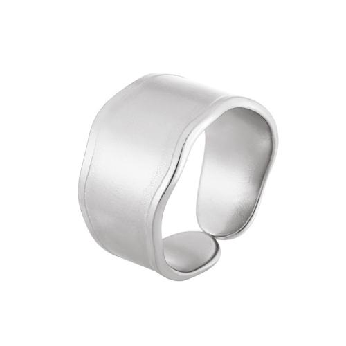 Edelstahl Fingerring, 304 Edelstahl, Modeschmuck & für Frau, keine, inside diameter 17mm, verkauft von PC